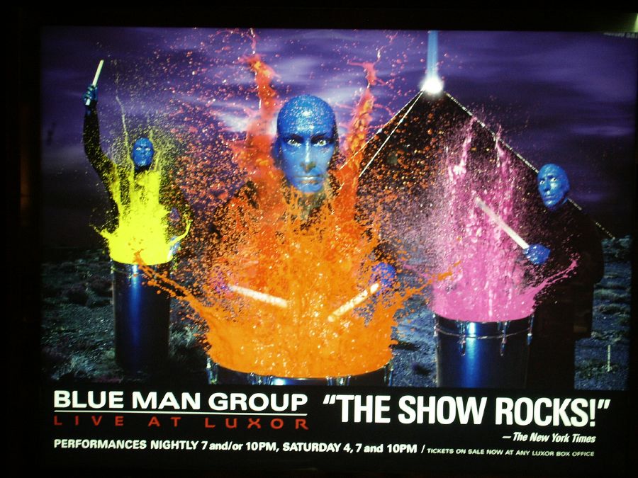 Blue Man Group Ad